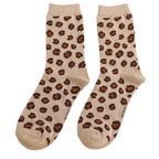 Miss Sparrow Simply Leopard Socks - Simply Rye