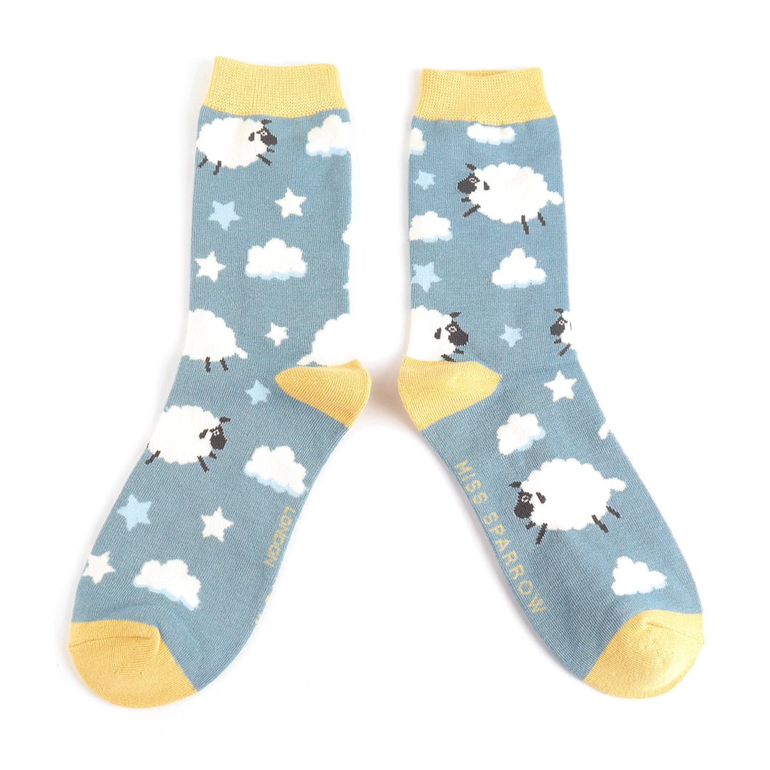 Miss Sparrow Sleepy Sheep Socks - Simply Rye