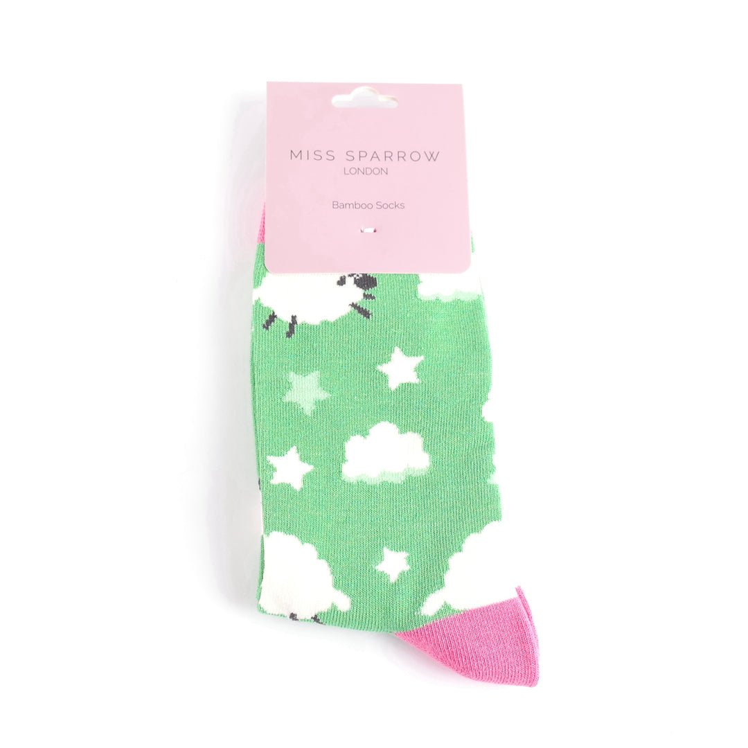 Miss Sparrow Sleepy Sheep Socks - Simply Rye