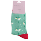 Miss Sparrow Snowdrops Socks - Simply Rye