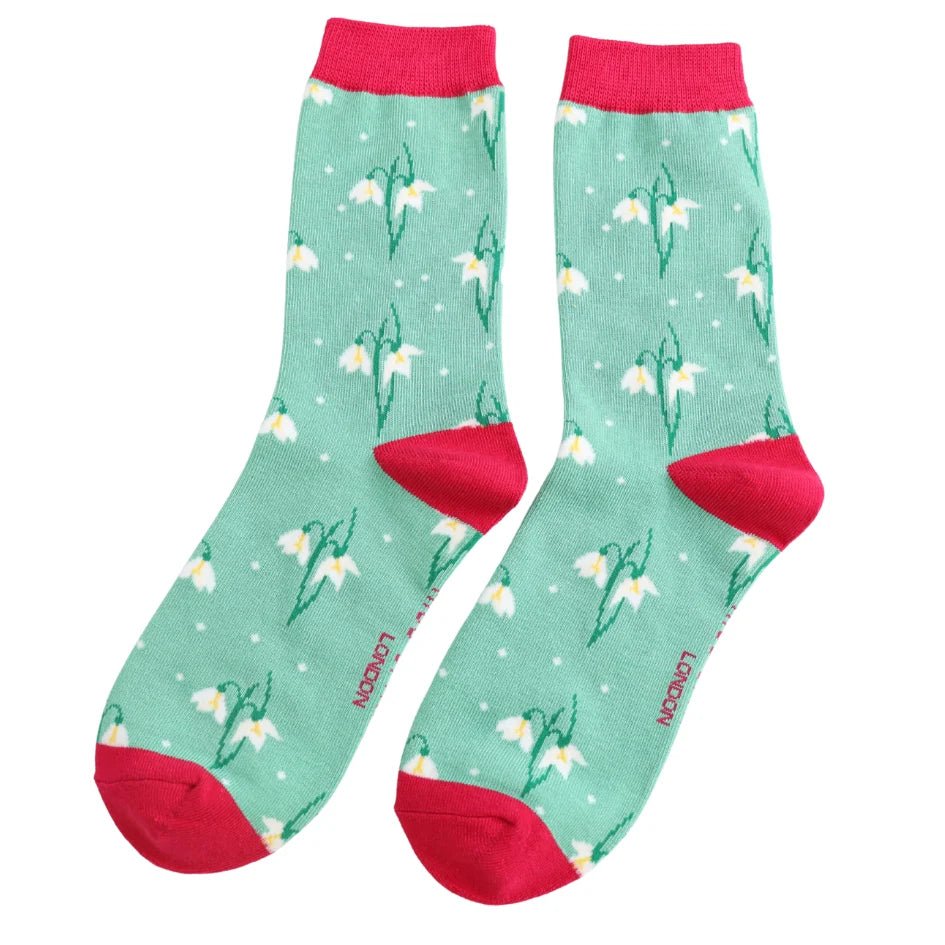 Miss Sparrow Snowdrops Socks - Simply Rye