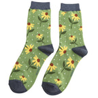 Miss Sparrow Sunflowers Socks - Simply Rye