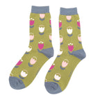Miss Sparrow Tulips Socks - Simply Rye