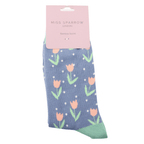 Miss Sparrow Tulips Spots Socks - Simply Rye