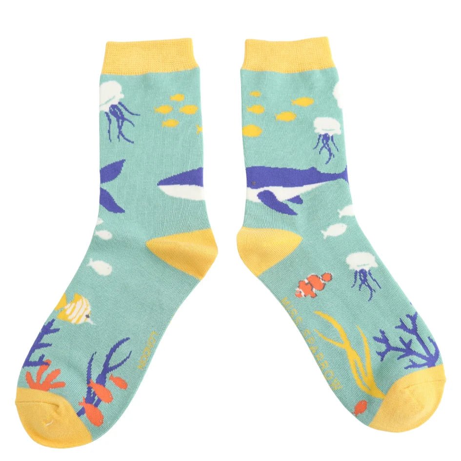Miss Sparrow Underwater Socks - Simply Rye