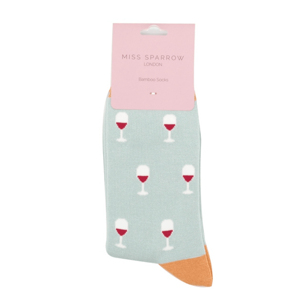 Miss Sparrow Wine Glass Socks - Simply Rye