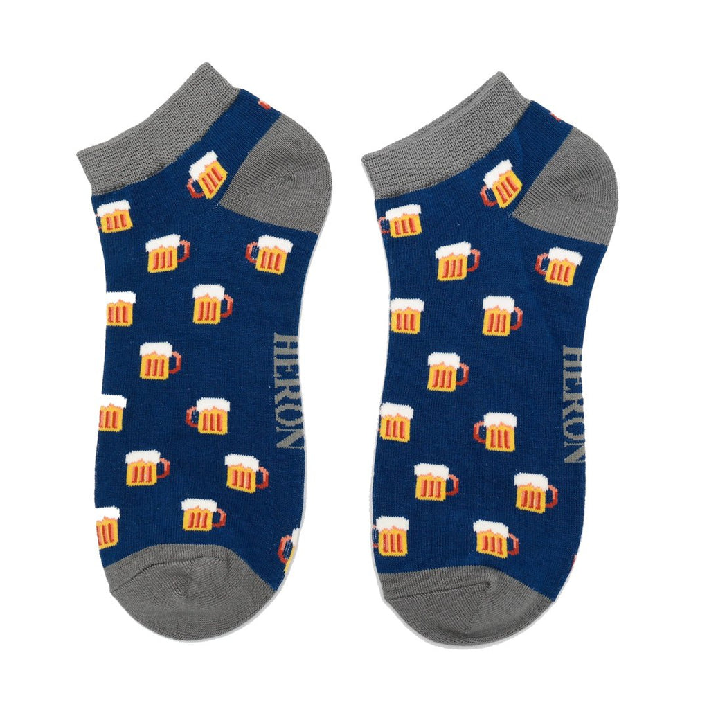 Mr Heron Beer Trainer Socks - Simply Rye