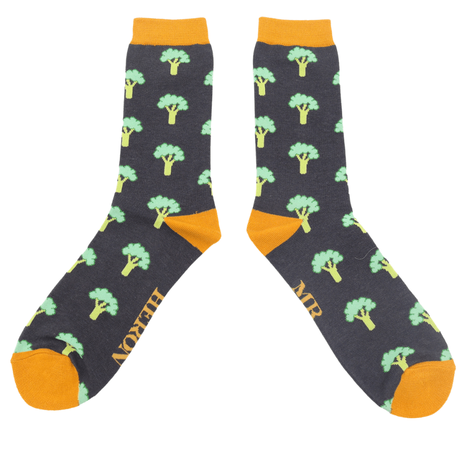 Mr Heron Broccoli Socks - Simply Rye