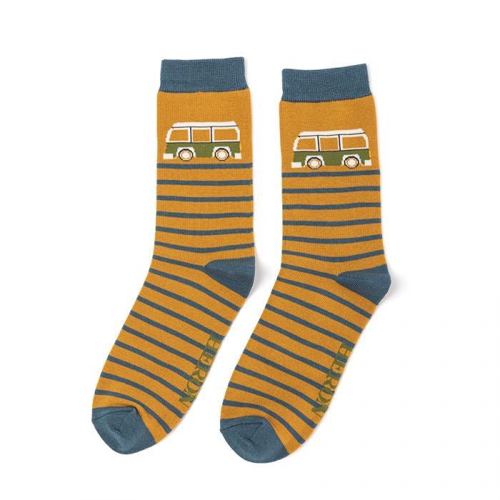 Mr Heron Campervan Socks - Simply Rye