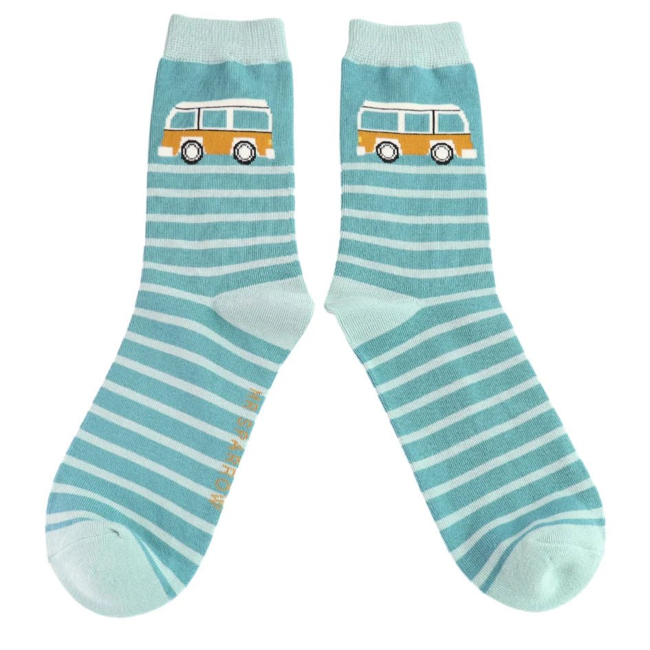 Mr Heron Campervan Socks - Simply Rye