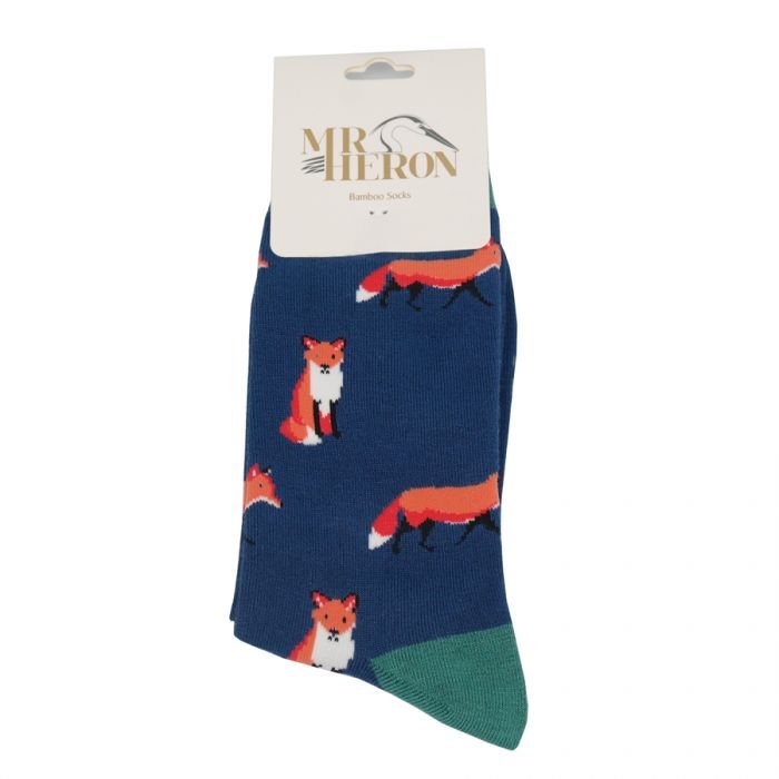 Mr Heron Foxes Socks - Simply Rye