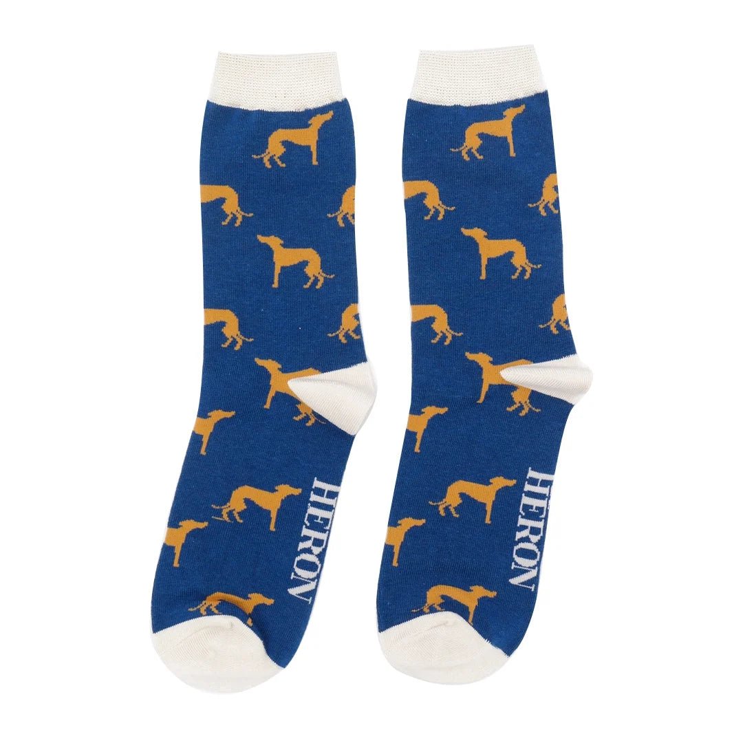 Mr Heron Greyhounds Socks - Simply Rye