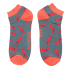 Mr Heron Lobster Trainer Socks - Simply Rye
