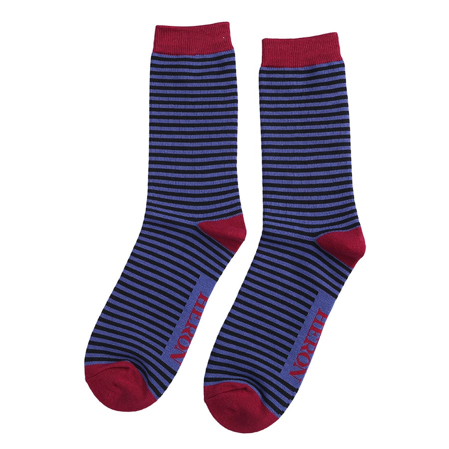 Mr Heron Mini Stripes Socks - Simply Rye