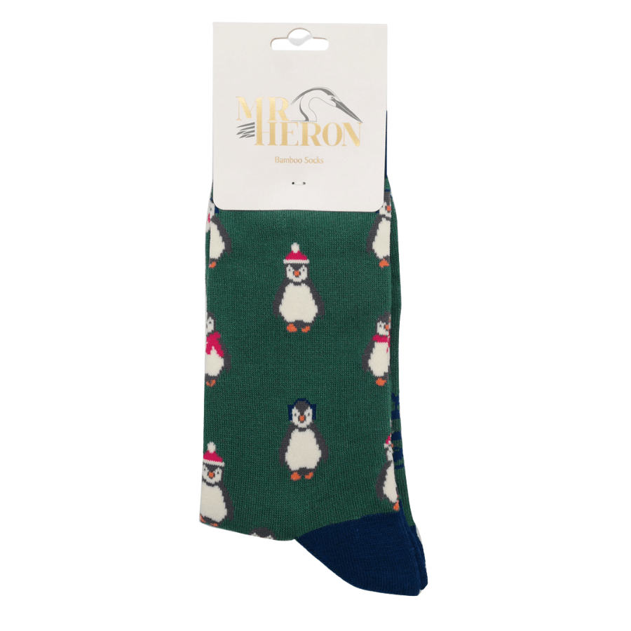 Mr Heron Penguins Socks - Simply Rye