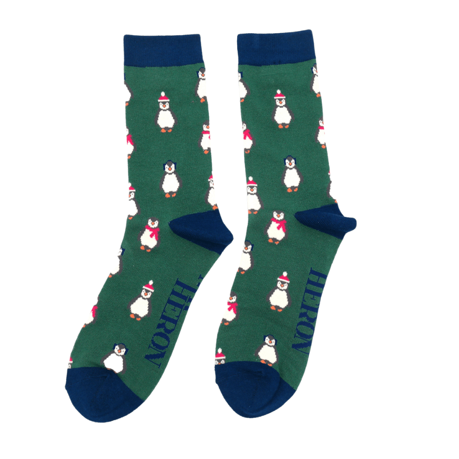 Mr Heron Penguins Socks - Simply Rye