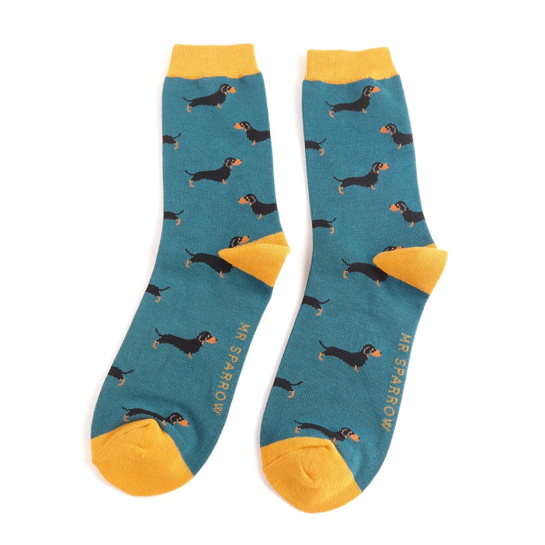 Mr Heron Sausage Dog Socks - Simply Rye