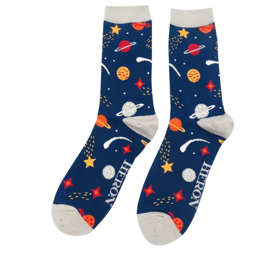Mr Heron Space Socks - Simply Rye