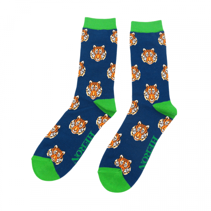 Mr Heron Tigers Socks - Simply Rye