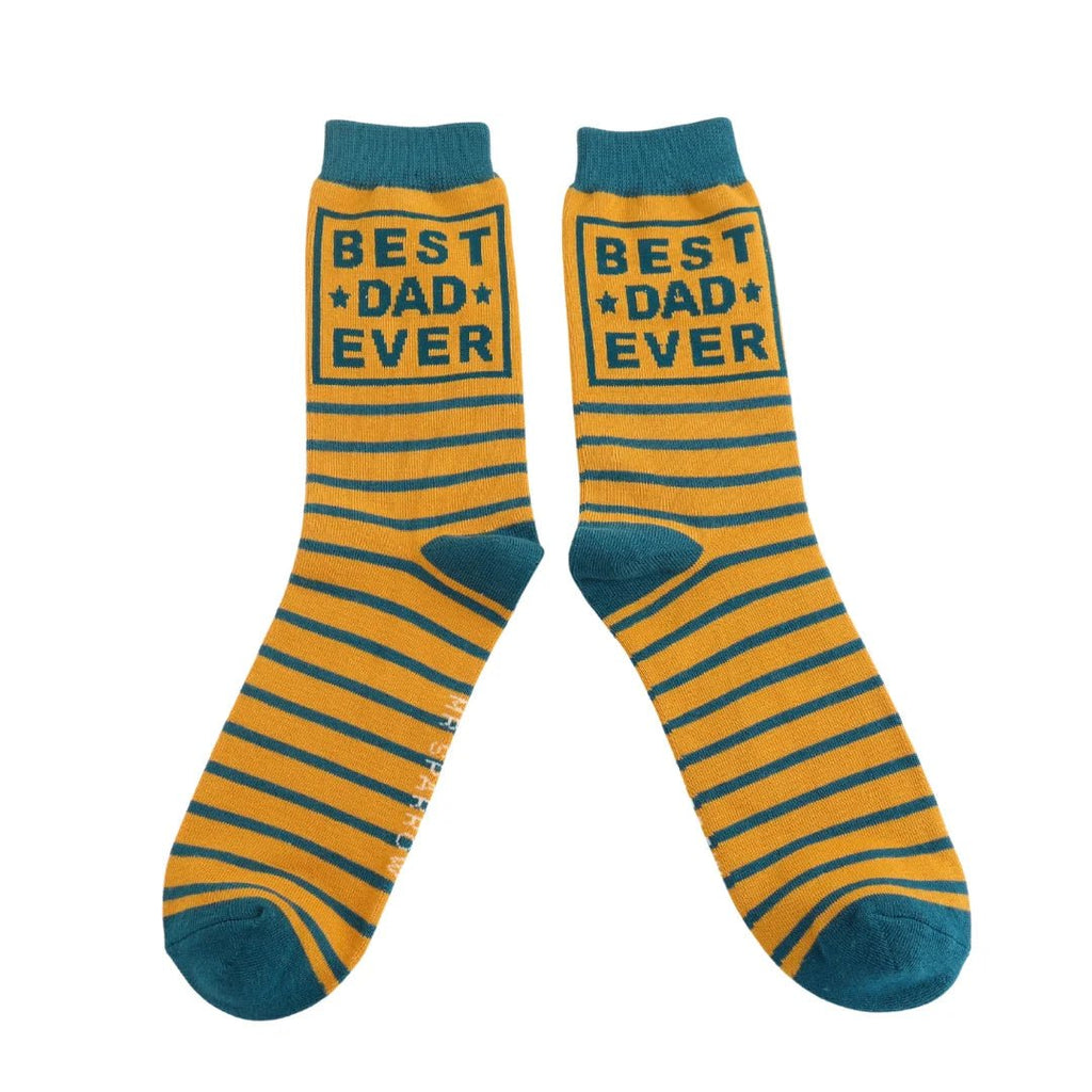 Mr Sparrow Best Dad Ever Socks - Simply Rye
