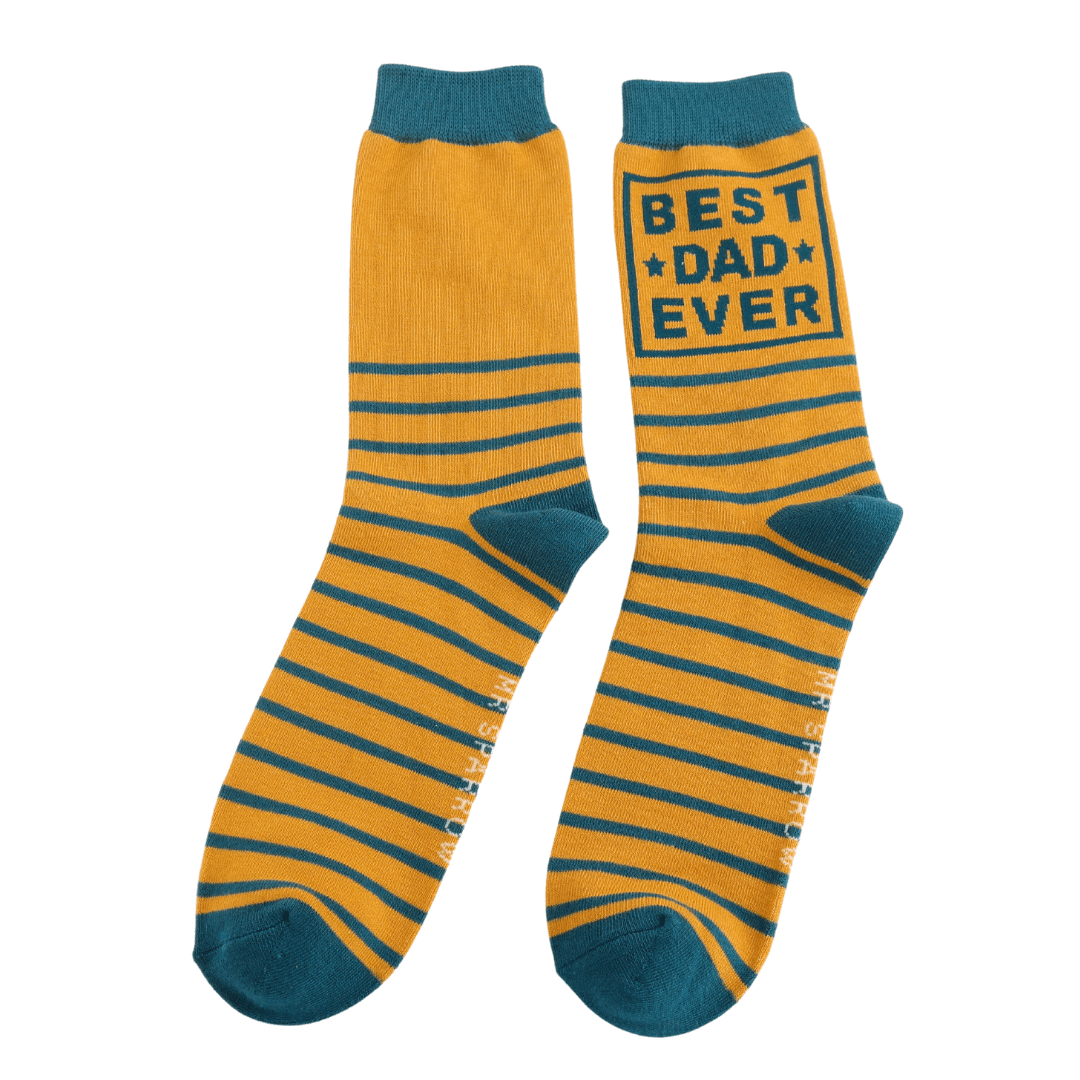 Mr Sparrow Best Dad Ever Socks - Simply Rye
