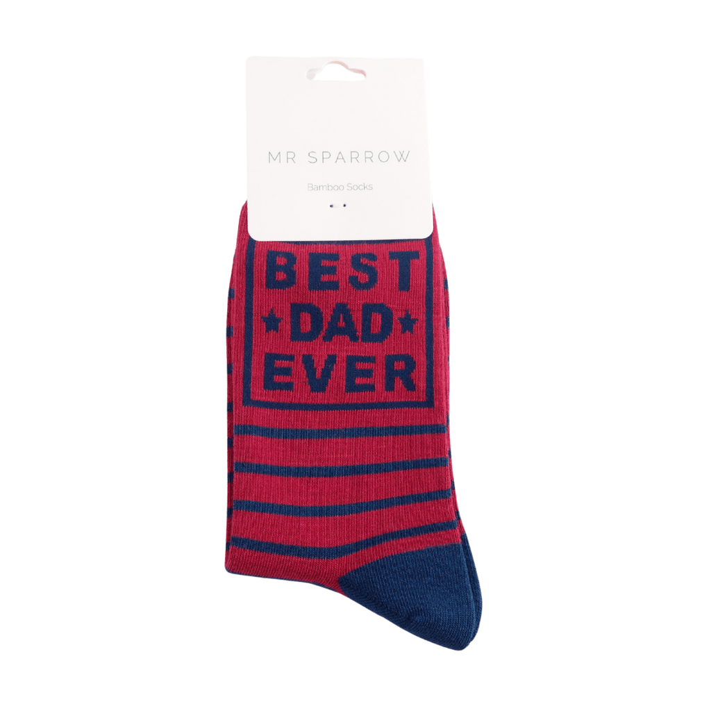 Mr Sparrow Best Dad Ever Socks - Simply Rye