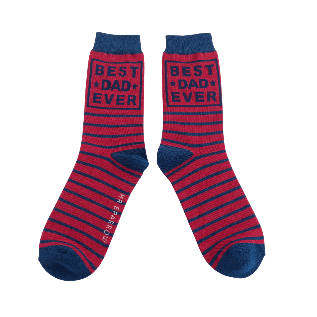 Mr Sparrow Best Dad Ever Socks - Simply Rye