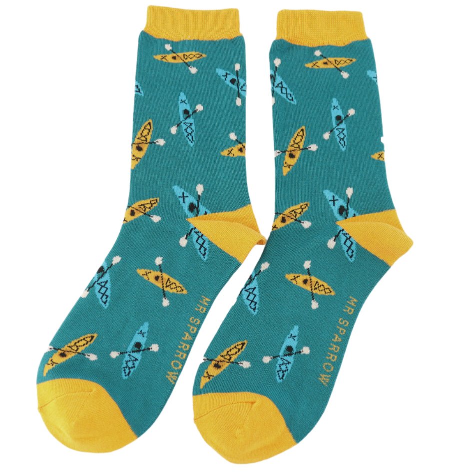 Mr Sparrow Canoes Socks - Simply Rye