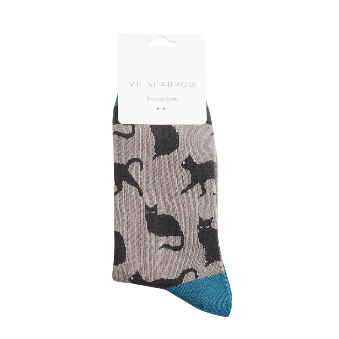 Mr Sparrow Cute Cats Socks - Simply Rye