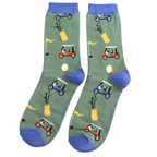 Mr Sparrow Gone Golfing Socks - Simply Rye