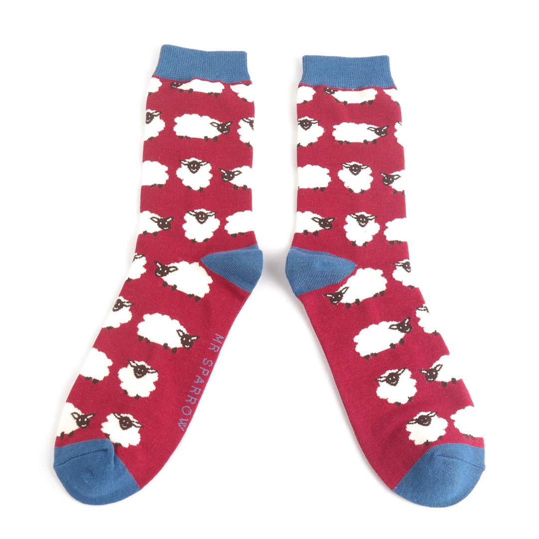 Mr Sparrow Happy Sheep Socks - Simply Rye