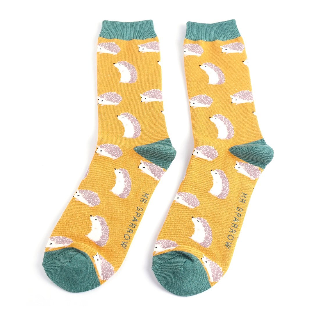 Mr Sparrow Hedgehogs Socks - Simply Rye
