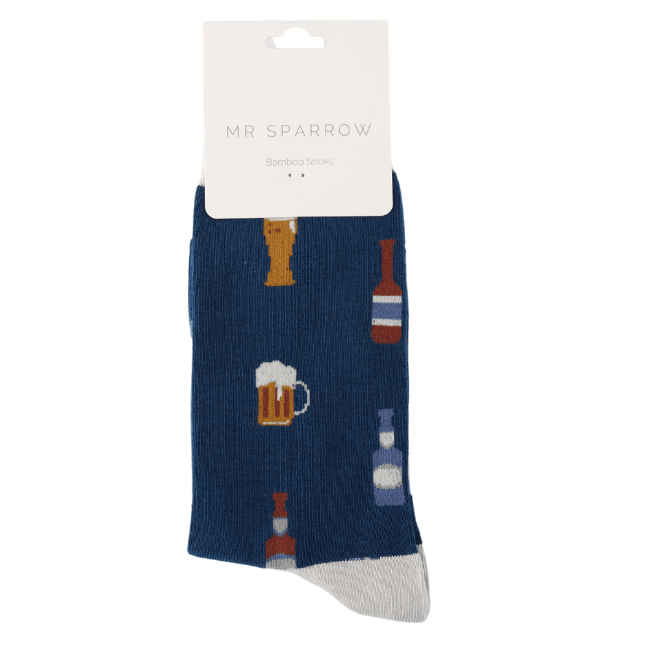 Mr Sparrow Here's To Beer Socks - Simply Rye