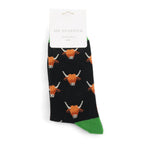 Mr Sparrow Highland Cows Socks - Simply Rye