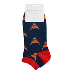 Mr Sparrow Highland Cows Trainer Socks - Simply Rye