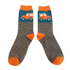 Mr Sparrow Jeep & Stripes Socks - Simply Rye