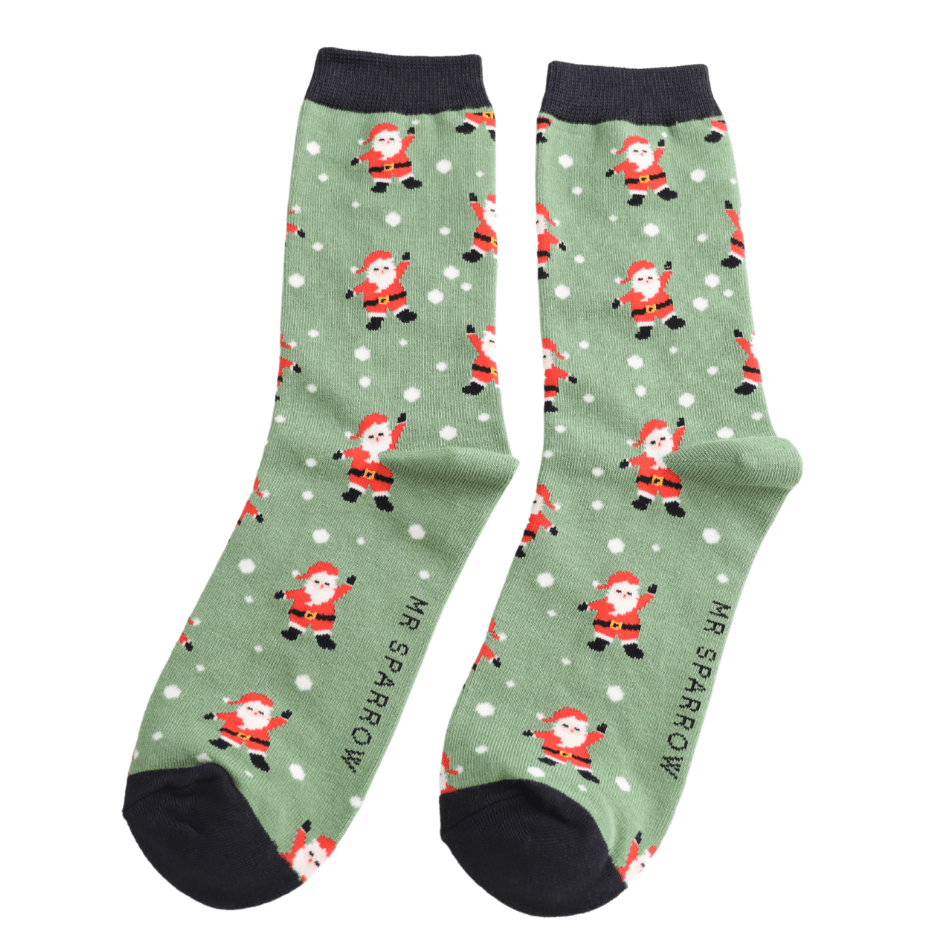 Mr Sparrow Jolly Santa Socks - Simply Rye