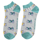 Mr Sparrow Motorbikes Trainer Socks - Simply Rye