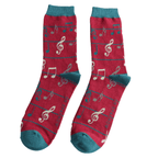 Mr Sparrow Music Notes Socks - Simply Rye