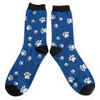 Mr Sparrow Paw Prints Socks - Simply Rye