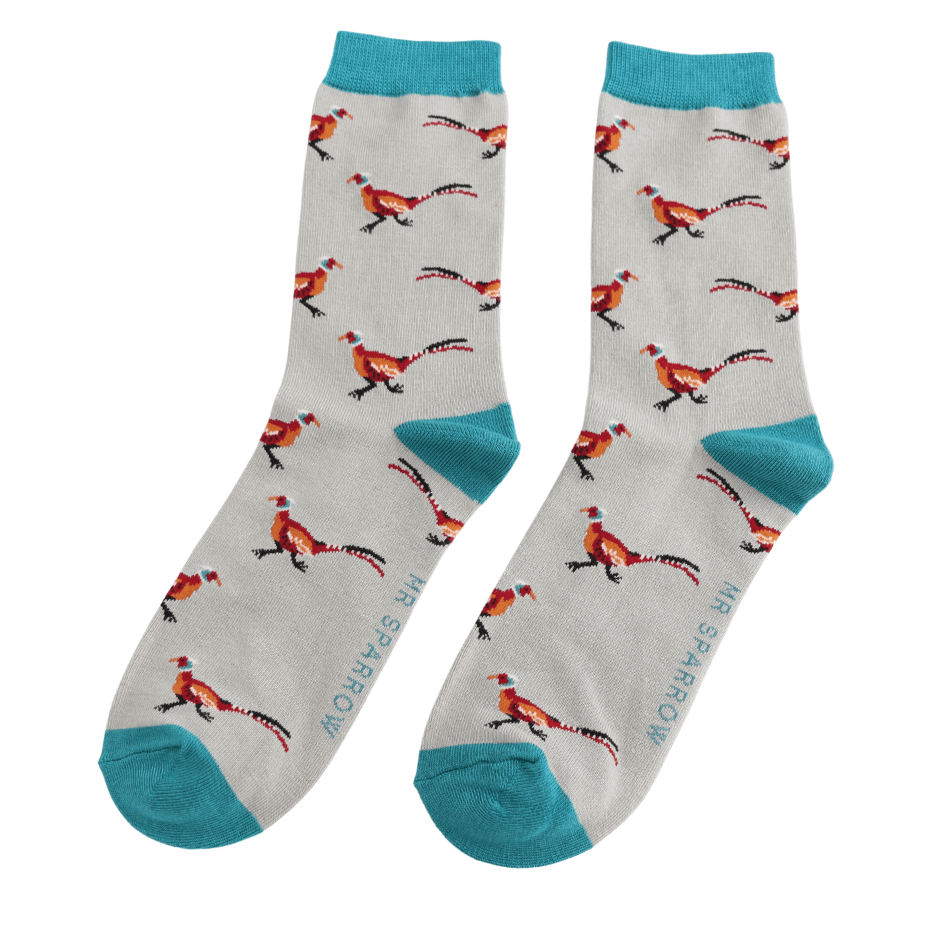 Mr Sparrow Pheasants Socks - Simply Rye