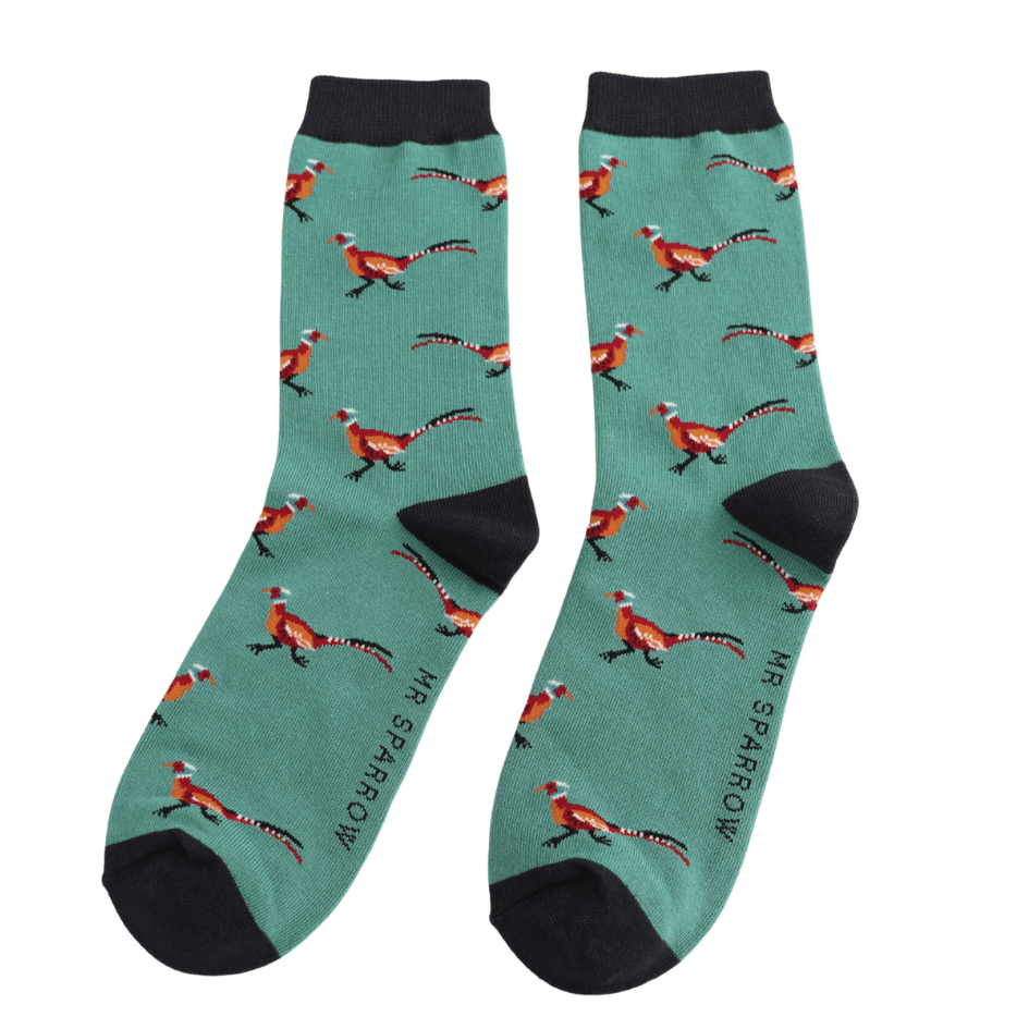 Mr Sparrow Pheasants Socks - Simply Rye
