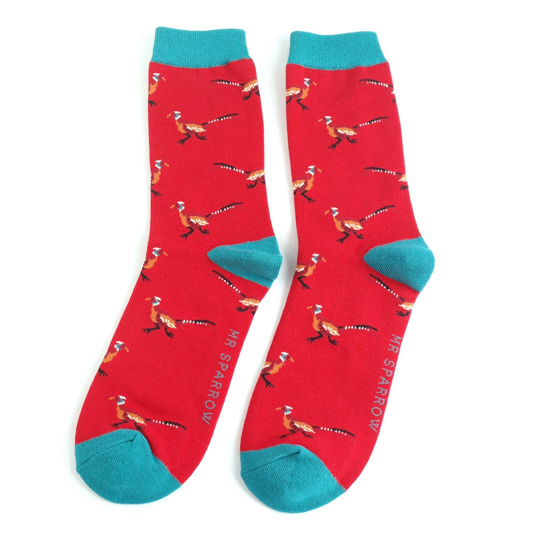 Mr Sparrow Pheasants Socks - Simply Rye