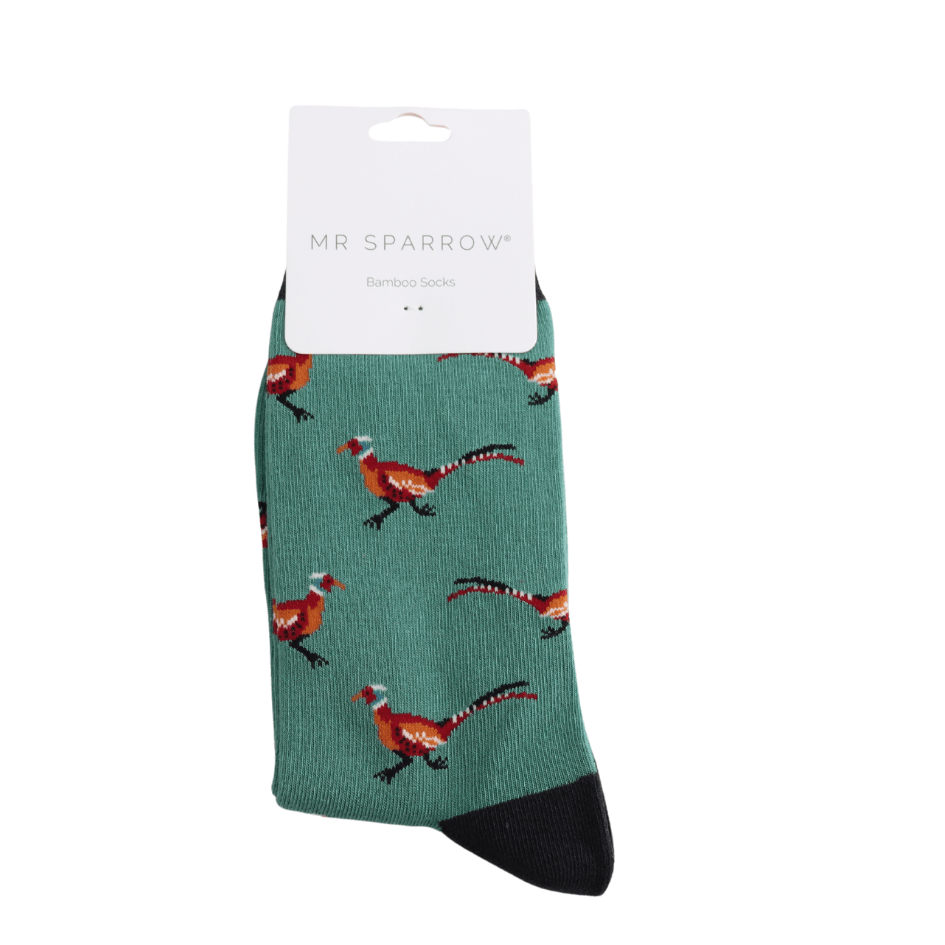 Mr Sparrow Pheasants Socks - Simply Rye