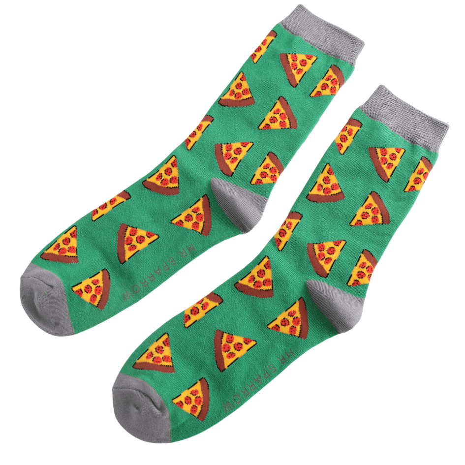 Mr Sparrow Pizza Socks - Simply Rye