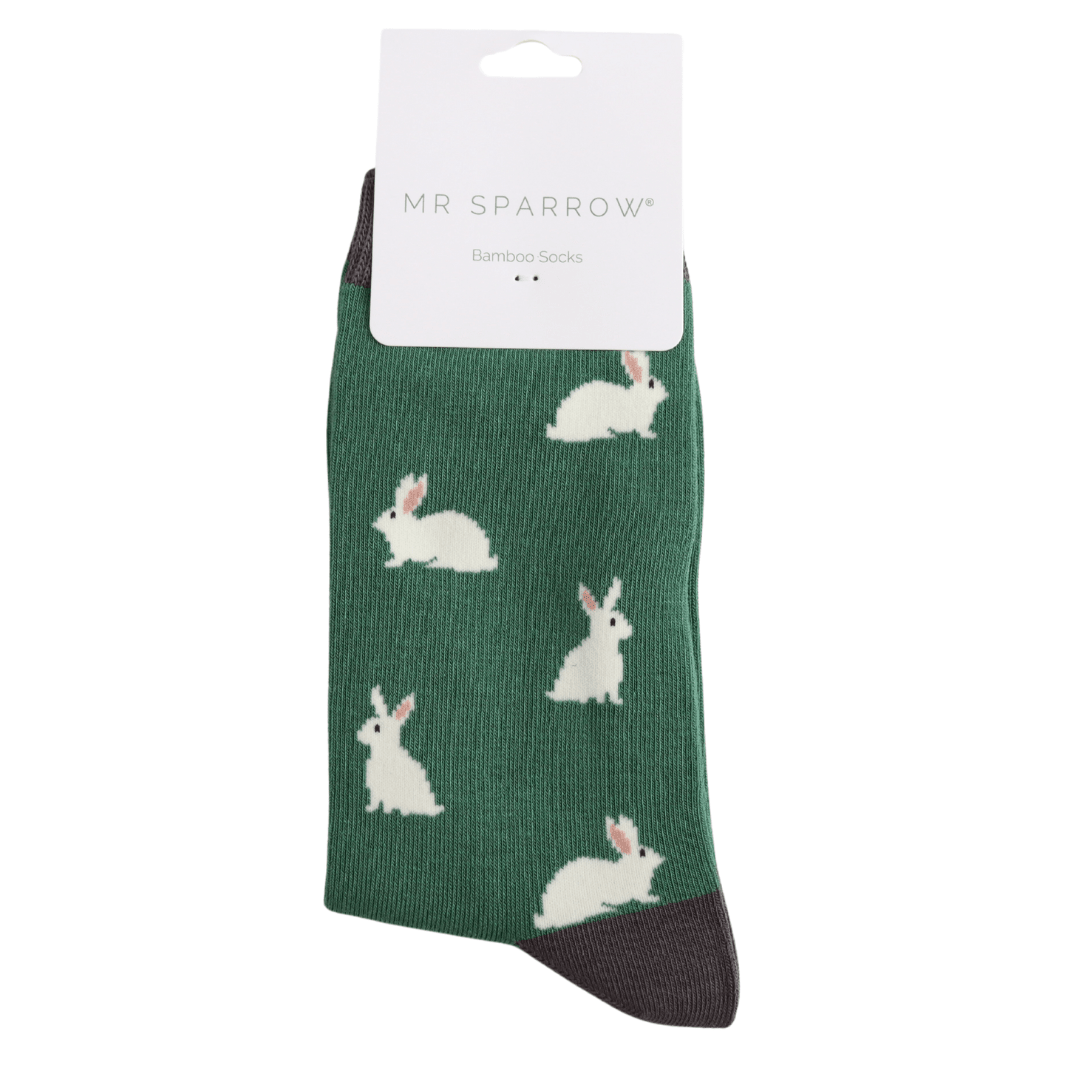 Mr Sparrow Rabbits Socks - Simply Rye