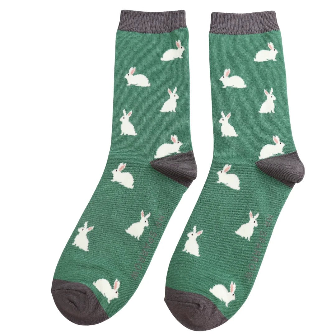 Mr Sparrow Rabbits Socks - Simply Rye