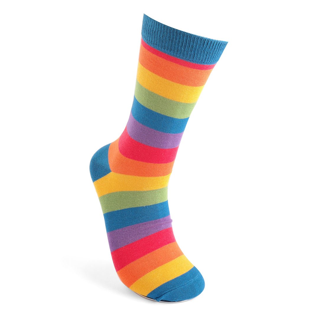 Mr Sparrow Rainbow Stripes Socks - Simply Rye