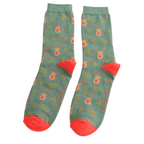 Mr Sparrow Reindeer & Holly Socks - Simply Rye