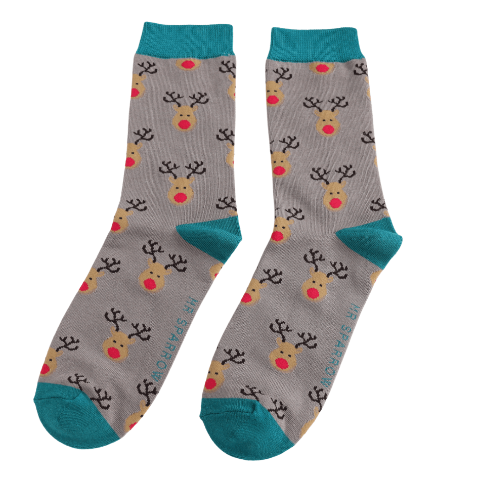 Mr Sparrow Reindeer Socks - Simply Rye
